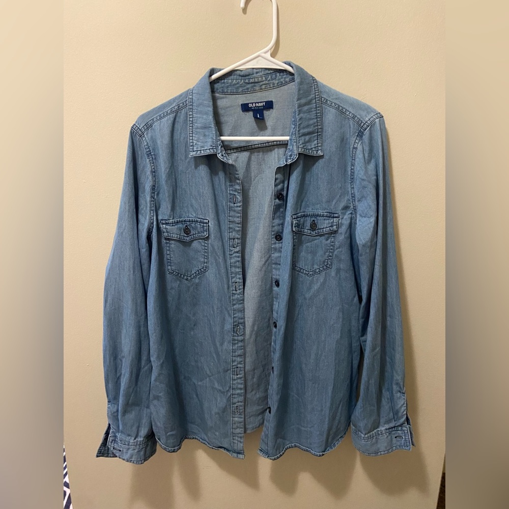 Old Navy Denim Button Down